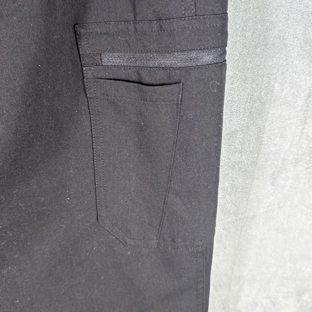 Figs Black Joggers with White Drawstring - Picture 5 of 7